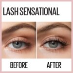 Maybelline Lash Sensational Waterproof Mascara, Lengthening and Volumizing for a Full Fan Effect, Brownish Black, 1 Count - Image 4
