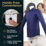 Automatic Hot Air Dryer & Iron – Clothes Dryer and Hands Free Wrinkle Remover for Shirts & Pants-Gentle on All Fabrics - Apartment & Dorm Room Essentials - Ideal Than Any Iron and Steamer - Image 4