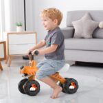 YGJT Baby Balance Bike for 1 Year Old Boy and Girl, Indoor Outdoor Non-Pedal Baby Walker Toys for 10-36 Months Toddlers, Silent Wheels, 1st Birthday Gift, Kids First Bike Tiger - Image 7
