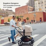 Bugaboo Kangaroo All-Terrain Single-to-Double Tandem Stroller for Infant and Toddler, for Up to Three Kids, XL Wheels, One-Hand Operation, Large Bassinet, XL Underseat Storage (Desert Taupe) - Image 3
