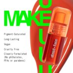 about-face Blush Rush Liquid Blush – Hydrating, Buildable Formula with Jojoba Oil, Hyaluronic Acid, and Squalane – Long-Lasting Dewy Finish – Vegan & Cruelty-Free (Pit Stop – Orange Peach) - Image 4