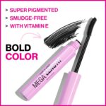 wet n wild Mascara - Lengthening, Vitamin E Enriched, Precision Comb Brush, Cruelty-Free, Gluten-Free, Sulfate-Free & Vegan - Very Black - Image 6