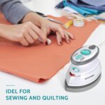BEAUTURAL Mini Travel Steam Iron for Clothes with Dual Voltage, Non-Stick Soleplate, Anti-Slip Handle, Ideal for Sewing, Quilting and Handcraft - Image 5