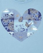 The Children's Place Girls Unicorns,Butterfly Short Sleeve Graphic T-Shirts,3 Pack - Image 3