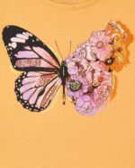 The Children's Place Girls Unicorns,Butterfly Short Sleeve Graphic T-Shirts,3 Pack - Image 5