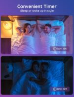 Govee Smart Light Bulbs, Color Changing Light Bulb, Work with Alexa and Google Assistant, 16 Million Colors RGBWW, WiFi & Bluetooth LED Light Bulbs, Music Sync, A19, 800 Lumens, 4 Pack - Image 7