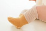 Baby Girls Boys Socks infant Cotton Crew Socks for newborn Non Slip/Anti Skid Toddler Knee-high Socks set - Image 9
