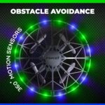 Force1 Scoot LED Hand Operated Drone for Kids or Adults - Hands Free Motion Sensor Mini Drones, Easy Indoor Flying Orb Ball Small UFO Toy for Boys and Girls (Green/Blue) - Image 4