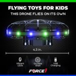 Force1 Scoot LED Hand Operated Drone for Kids or Adults - Hands Free Motion Sensor Mini Drones, Easy Indoor Flying Orb Ball Small UFO Toy for Boys and Girls (Green/Blue) - Image 7