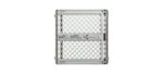 MYPET North States Universal Pet Gate: 26” - 42” Wide Dog Gate. Can be Pressure Mounted or used as Swinging Door with Included Hardware. Dog Gates for Doorways, 26" Tall, Gray - Image 6