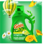 Gain Liquid Laundry Detergent, Original Scent, 154 fl oz, 107 loads, Freshness + Odor Fighting, High efficiency washing machine iquid cleaning soap - Image 5