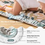 Momcozy Baby Play Mat for Floor, 50x50 Thickened Playpen Mat, Playmate for Baby Tummy Time, Waterproof & Non-Slip, Foldable Outdoor Mat with Carrying Handle, Forest World - Image 7