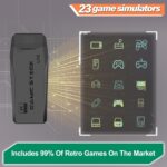 New Retro Gaming Console & Game Stick Pro - 40,000+ Classic Video Games, 23 Emulators, Dual Wireless Controllers, 4K HDMI Output, Plug & Play, Compatible with TV, PC, Projector, 64GB - Image 4