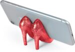 Fred Pumped Up High Heel Phone Stand, Ruby Red - Durable Silicone Mobile Stand for Desk or Travel - Stylish Shoe-Shaped Support for Smartphones & Electronic Accessories - Image 3