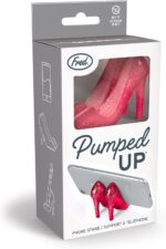 Fred Pumped Up High Heel Phone Stand, Ruby Red - Durable Silicone Mobile Stand for Desk or Travel - Stylish Shoe-Shaped Support for Smartphones & Electronic Accessories - Image 5