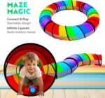 Extra-Large Play Tunnel for Toddlers 1-3 Years – Pop-Up Baby Crawl Tube, Sensory Activity, Indoor & Outdoor Kids Toy, Collapsible for Easy Storage - Image 8
