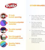 Extra-Large Play Tunnel for Toddlers 1-3 Years – Pop-Up Baby Crawl Tube, Sensory Activity, Indoor & Outdoor Kids Toy, Collapsible for Easy Storage - Image 9