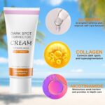 Dark Spot Corrector Cream,Dark Spot Remover for Face and Body with Collagen,Niacinamide,Intimate Areas and Bleaching,Neck,Underarm,Elbow,Inner Thigh and Knees,Bikini Line,Instant Result,2 oz - Image 4