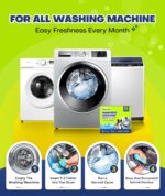 Deep Cleaning Washing Machine Cleaner Tablets, No More Odor & Pet Fur Washing Machine Cleaning Tablets, Washer Cleaner For HE Top Front Load, Septic Safe, 24 Counts/1 Year Supply - Image 8