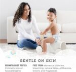 Amazon Brand - Mama Bear Plush Protection Diapers - Size 7, One Month Supply, Hypoallergenic Premium Disposable Baby Diapers, 92 Count (Pack of 4), White and Cloud Dreams - Image 5