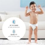 Amazon Brand - Mama Bear Plush Protection Diapers - Size 7, One Month Supply, Hypoallergenic Premium Disposable Baby Diapers, 92 Count (Pack of 4), White and Cloud Dreams - Image 7