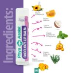 Oncology Lip Balm USDA Organic, Hydrate Dry, Parched Lips. Moisturizing -3 Pack - Image 10