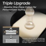 Dowinx Gaming Chair,Breathable Suede Fabric Game Chair with 3D Armrest and PU Wheels,Big and Tall Gaming Chair with Massage Lumbar Support,Ergonomic Computer Chair with Footrest,Black - Image 6