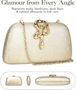 Glitter Clutch Purse for Women – Elegant & Dazzling Evening Bag, Sparkly Handbag for Magical Weddings & Special Moments - Image 6