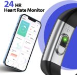 Portzon Fitness Tracker with Heart Rate Sleep Health Monitor for Men and Women, Waterproof Activity Step Tracker - Image 3