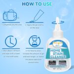 Home Remover Gel, 8 Fl Oz Household Washing Machine Cleaner for Washing Machine, Refrigerator Strips, for Tiles Grout Sealant Bathroom Cleaning Home Kitchen Sinks Cleaning Grout Cleaner - Image 6