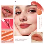 Yasovigi Lip Stain Lip Oil Plumping Lip Tint Moisturizing Lip Gloss, Transparent Lip Balm Care Stick Nourishing Repairing Non-sticky, Moisture&Lighten Lip Lines - Image 3