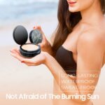 Mushroom Head Air Cushion CC Cream - Moisturizing & Oil Control BB Cream Foundation Create Long-Lasting, Waterproof Makeup Base Primer, Concealer Full Coverage for All Skin Types (Buff Beige) - Image 7