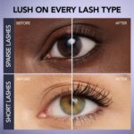 BUXOM Lash Volumizing Mascara, Up to 3X More Volume, Voluminous & Lengthening Mascara for Lash Lift, Cruelty-Free, Black - Image 3