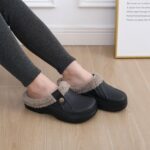 Beslip Classic Fur Lined Clogs Waterproof Winter Fuzzy Slippers for Women Men Indoor and Outdoor - Image 7