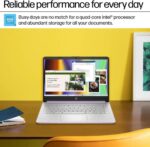 HP 14 Ultrabook, Intel CPU, 32GB RAM, 1.6TB Storage (128GB OnBoard w/ 512GB Portable Drive + 1TB OneDrive), Up to 12 hrs Battery Life, Windows 11 Pro, Honey Lavender, w/WOWPC 3-in-1 Bundle - Image 6