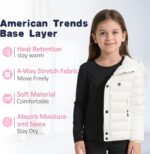 Thermal Underwear for Kids Toddler Winter Base Layer Long Johns Sets for Girls Boys - Image 5