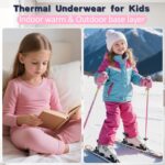 Thermal Underwear for Kids Toddler Winter Base Layer Long Johns Sets for Girls Boys - Image 6
