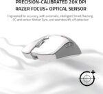 Razer Viper Ultimate Lightweight Wireless Gaming Mouse & RGB Charging Dock: Hyperspeed Wireless Technology - 20K DPI Optical Sensor - 74g Lightweight - 70 Hr Battery - Mercury White - Image 6