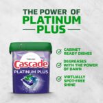 Cascade Platinum Plus Dishwasher Pod, Dish Detergent ActionPacs, Dishwasher Detergent, Fresh, 52 Count - Image 3