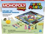 Monopoly Junior Super Mario Edition Board Game, Fun Kids' Ages 5 and Up, Explore The Mushroom Kingdom as Mario, Peach, Yoshi, or Luigi (Amazon Exclusive) - Image 20