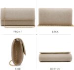 Dasein Women's Evening Bag Glitter Clutch Wedding Bridal Purse Sparkle Cocktail Party Prom Handbag - Image 4