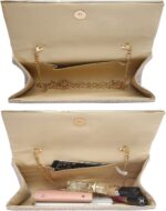 Dasein Women's Evening Bag Glitter Clutch Wedding Bridal Purse Sparkle Cocktail Party Prom Handbag - Image 6