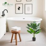 Der Rose 28" Tall Bird of Paradise Artificial Plants Tropical Fake Potted Banana Tree Faux Plants Indoor and Outdoor for Home Office Living Room Porch Balcony Decor - Image 5