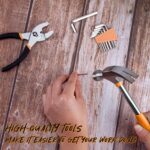 CARTMAN 39 Piece Tool Set General Household Hand Kit with Plastic Toolbox Storage Case Orange - Image 4