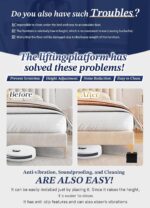 Bed Risers Furniture Risers Heavy-Duty Rectangular Adjustable Block Lift to 3 inches and 4.3 inches Desk, Sofa, Chair Legs, Refrigerator, Washing Machine Support up to 4000 pounds - Image 4