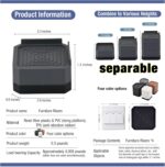 Bed Risers Furniture Risers Heavy-Duty Rectangular Adjustable Block Lift to 3 inches and 4.3 inches Desk, Sofa, Chair Legs, Refrigerator, Washing Machine Support up to 4000 pounds - Image 8