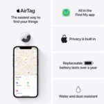 Apple AirTag. Keep Track of and find Your Keys, Wallet, Luggage, Backpack, and More. Simple one-tap Set up with iPhone or iPad - Image 7