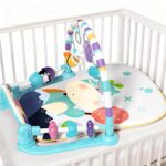 Baby Gym With Kick and Play Piano, Activity Mat for Tummy Time With 5 Infant Learning Sensory, Music and Lights for Newborn Boy or Girl (Green) - Image 8