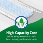 FitRight Bariatric Adult Diapers, Ultra Heavy Absorbency, 3XL (Waist Size 65in-84in), 12 Count, Disposable Incontinence Briefs for Men and Women, Moisture-Wicking, Leak Protection, - Image 5