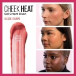 Maybelline Cheek Heat Gel-Cream Blush Makeup, Lightweight, Breathable Feel, Sheer Flush Of Color, Natural-Looking, Dewy Finish, Oil-Free, Nude Burn, 1 Count - Image 3